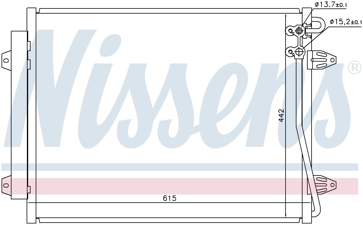 Nissens A/C Condenser