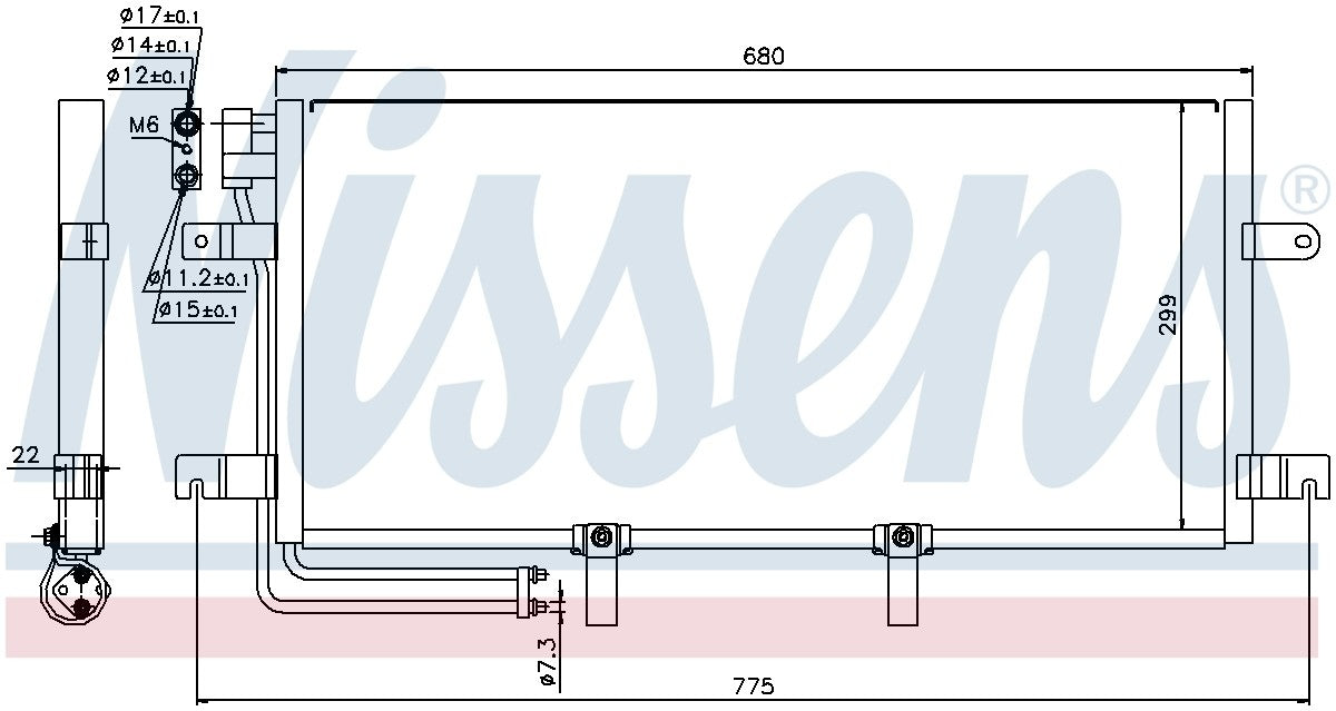 Nissens A/C Condenser