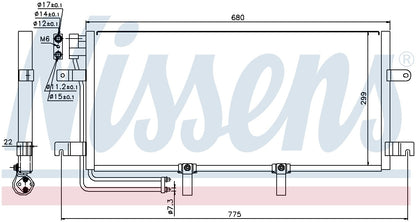 Nissens A/C Condenser