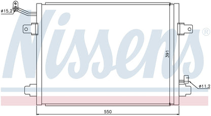 Nissens A/C Condenser