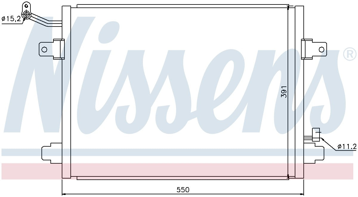 Nissens A/C Condenser