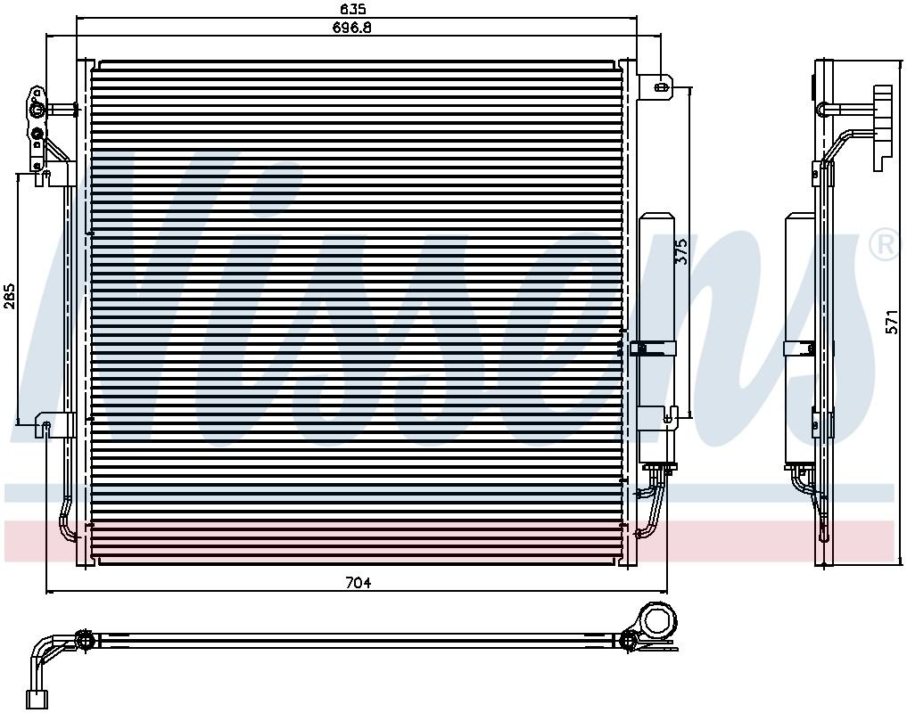 Nissens A/C Condenser