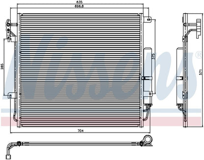 Nissens A/C Condenser