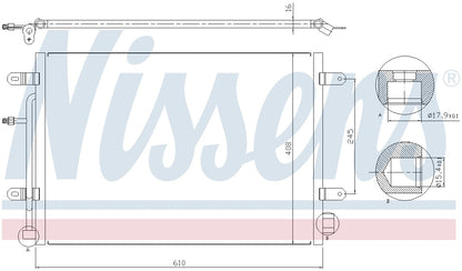 Nissens A/C Condenser