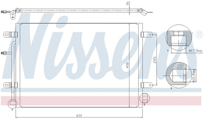 Nissens A/C Condenser