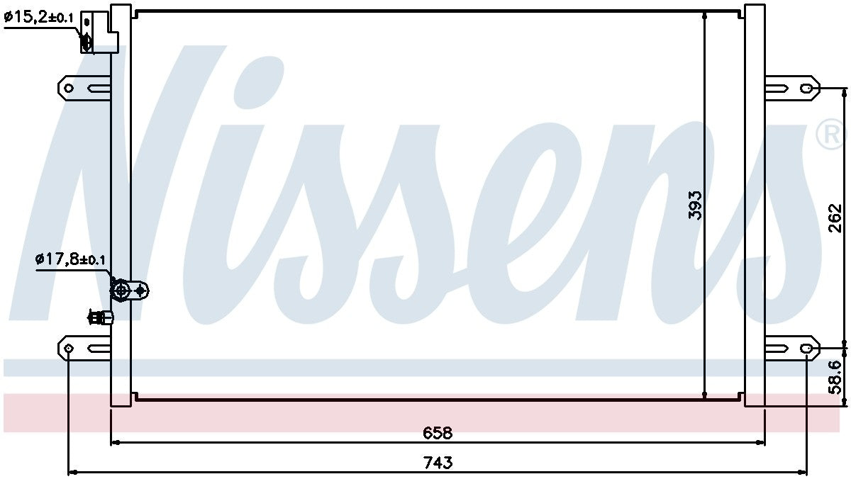 Nissens A/C Condenser
