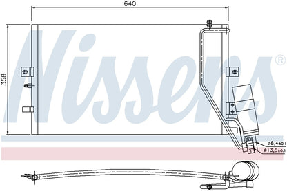 Nissens A/C Condenser