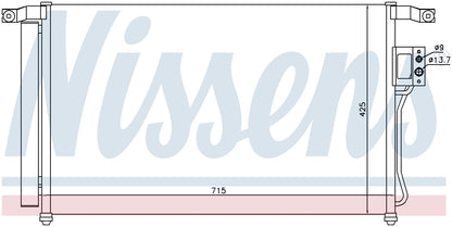 Nissens A/C Condenser and Receiver Drier Assembly 94869