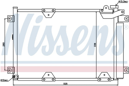 Nissens A/C Condenser 94892