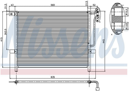 Nissens A/C Condenser