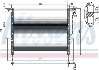Nissens A/C Condenser