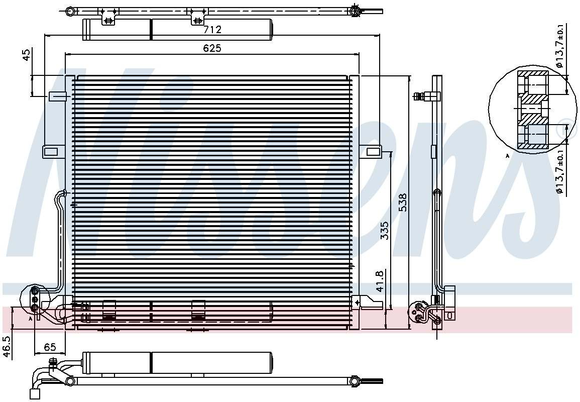 Nissens A/C Condenser
