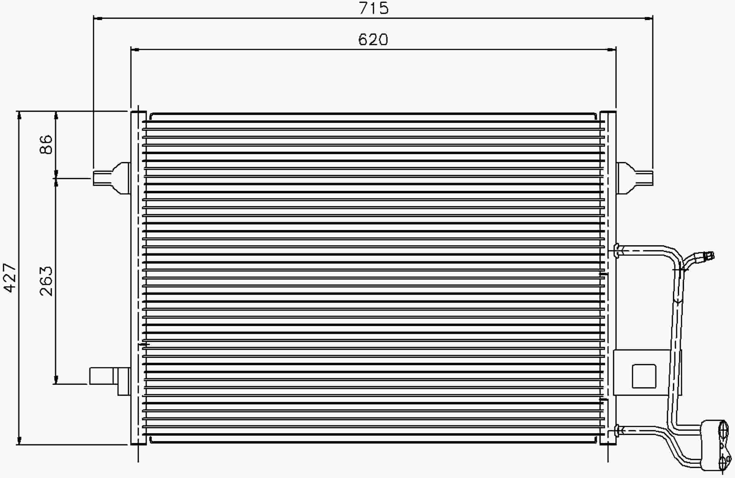 Nissens A/C Condenser