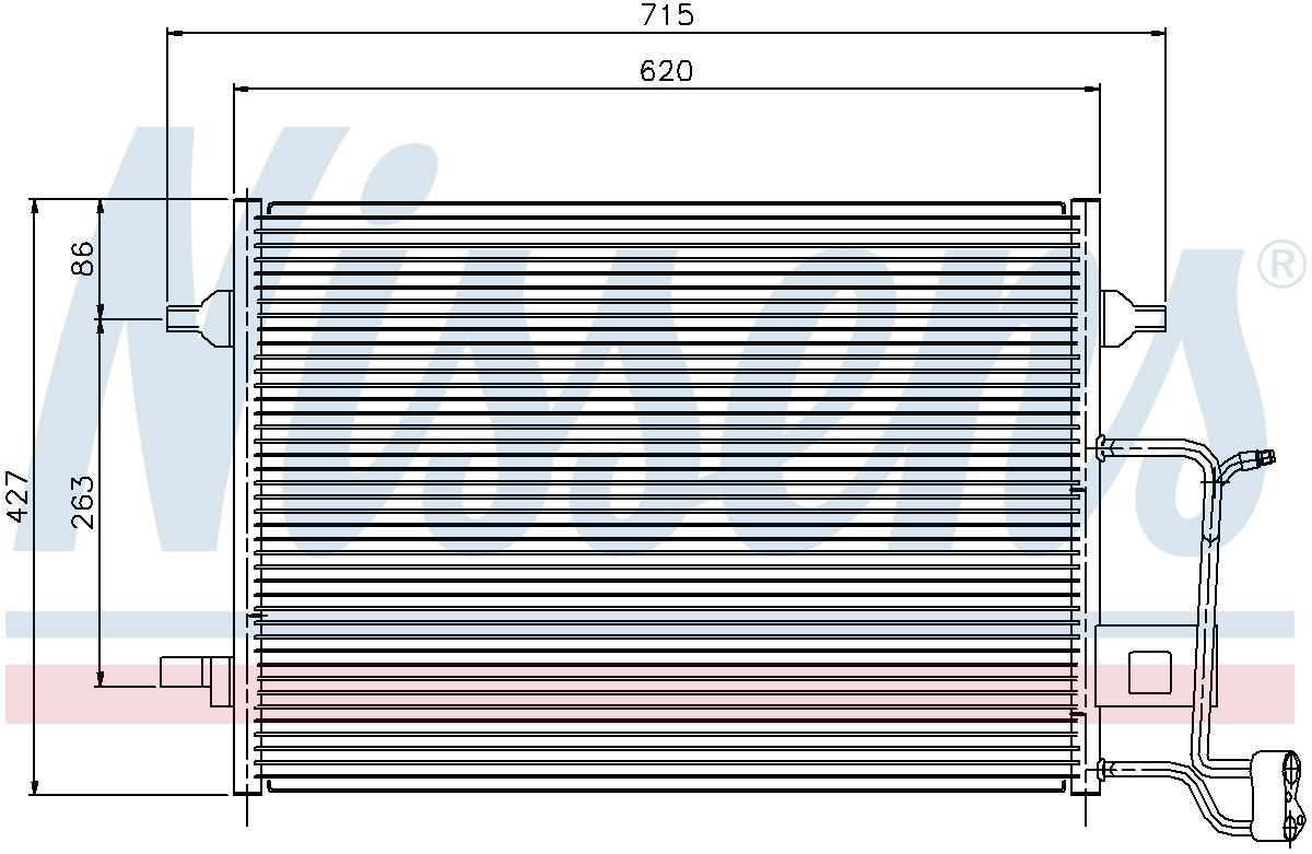 Nissens A/C Condenser