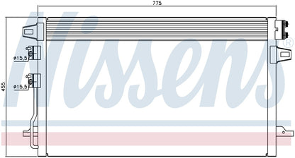 Nissens A/C Condenser 94929