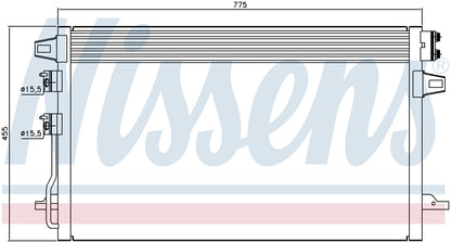 Nissens A/C Condenser 94929