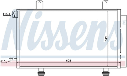 Nissens A/C Condenser and Receiver Drier Assembly 94979