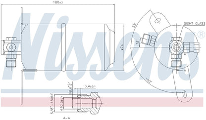 Nissens A/C Receiver Drier 95025