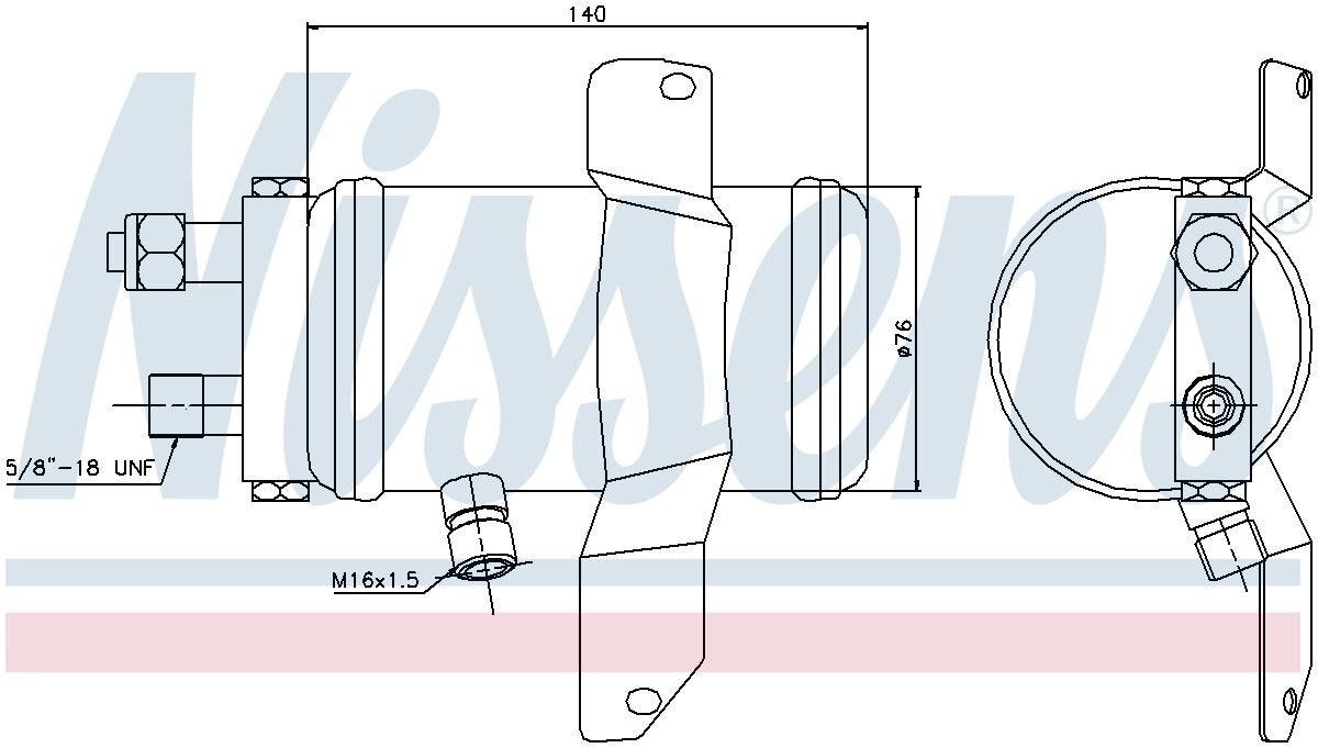 Nissens A/C Receiver Drier 95049