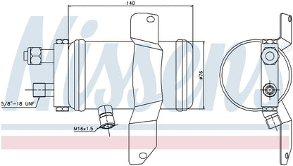 Nissens A/C Receiver Drier 95049