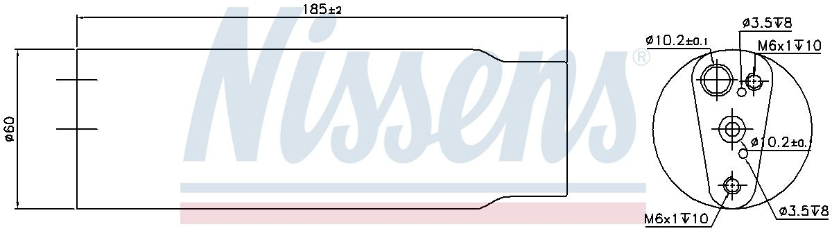 Nissens A/C Receiver Drier 95170