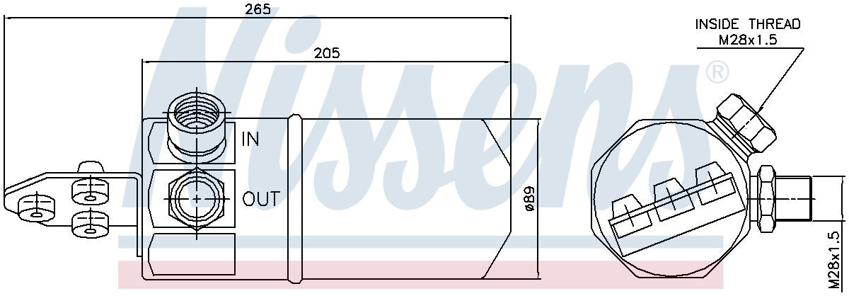 Nissens A/C Receiver Drier 95194