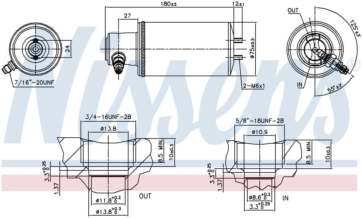 Nissens A/C Receiver Drier