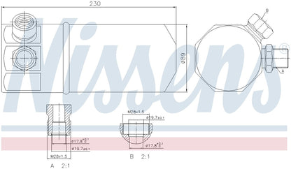 Nissens A/C Receiver Drier