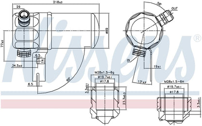 Nissens A/C Receiver Drier
