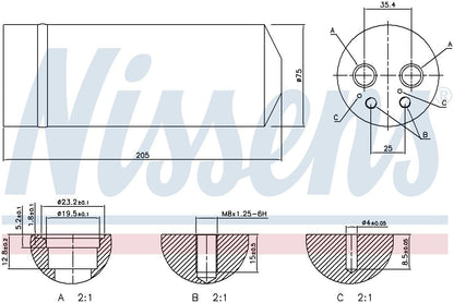 Nissens A/C Receiver Drier