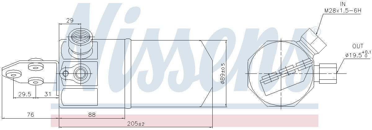 Nissens A/C Receiver Drier 95318