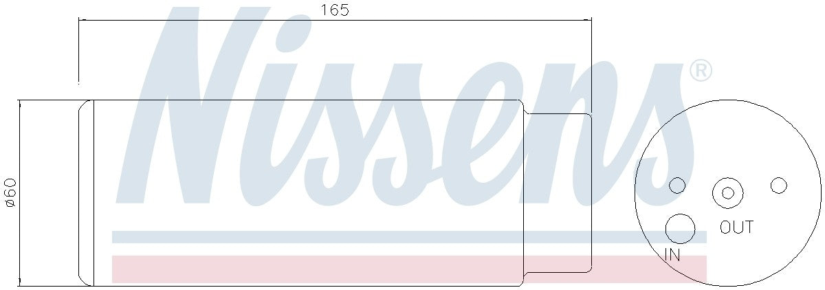 Nissens A/C Receiver Drier 95380