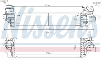Nissens Intercooler 96103