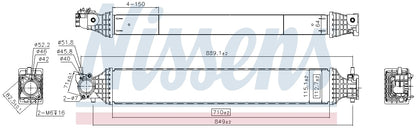 Nissens Intercooler 961542