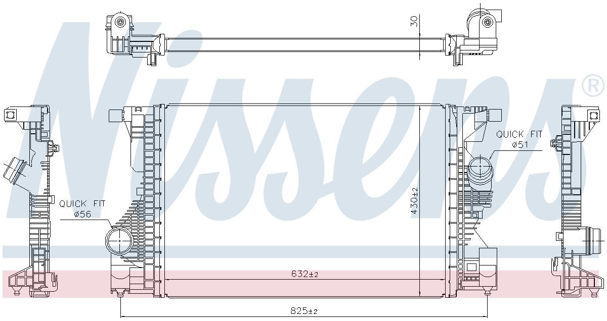 Nissens Intercooler 961559