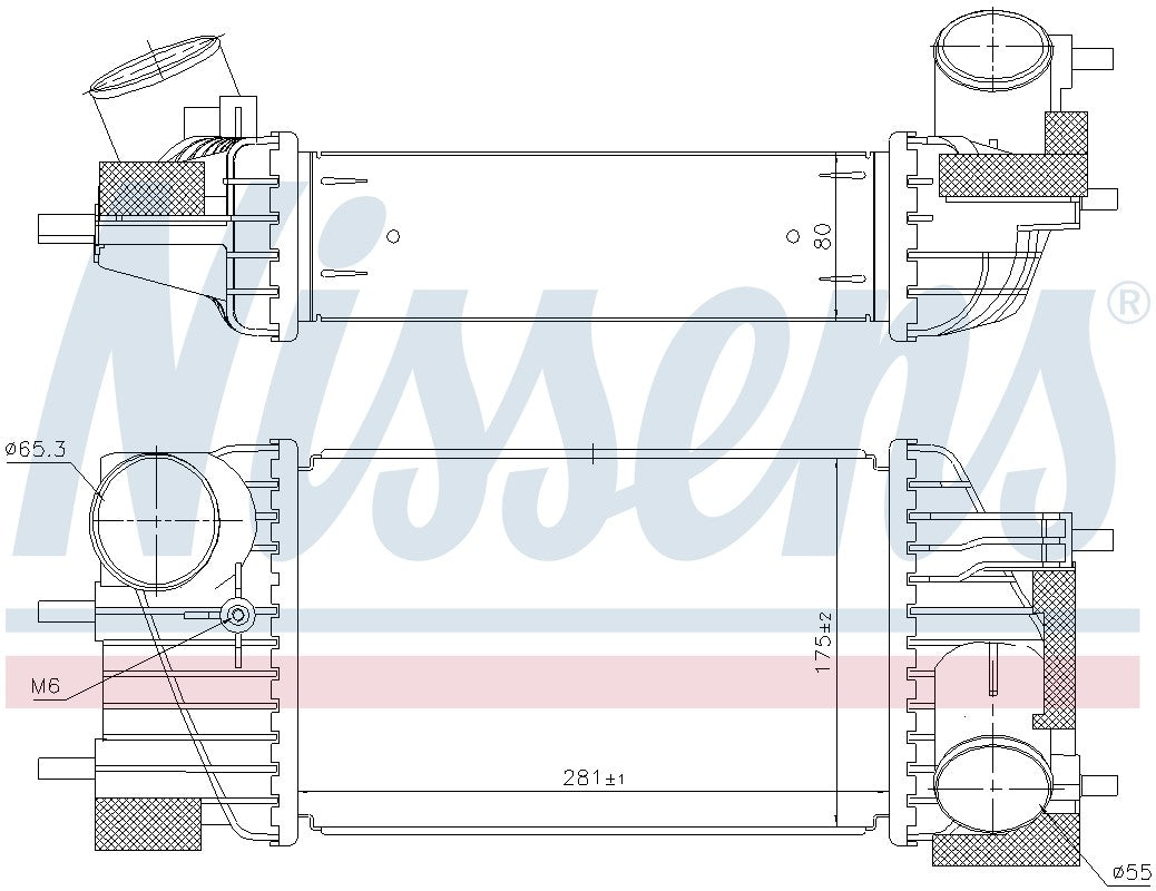 Nissens Intercooler 96360 image 4