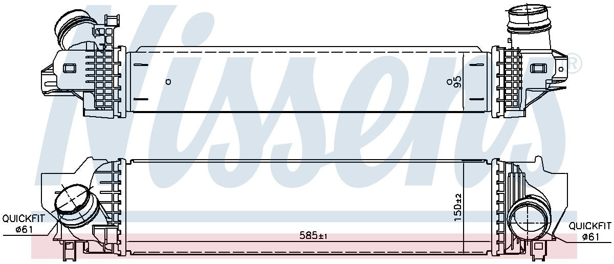 Nissens Intercooler 96377