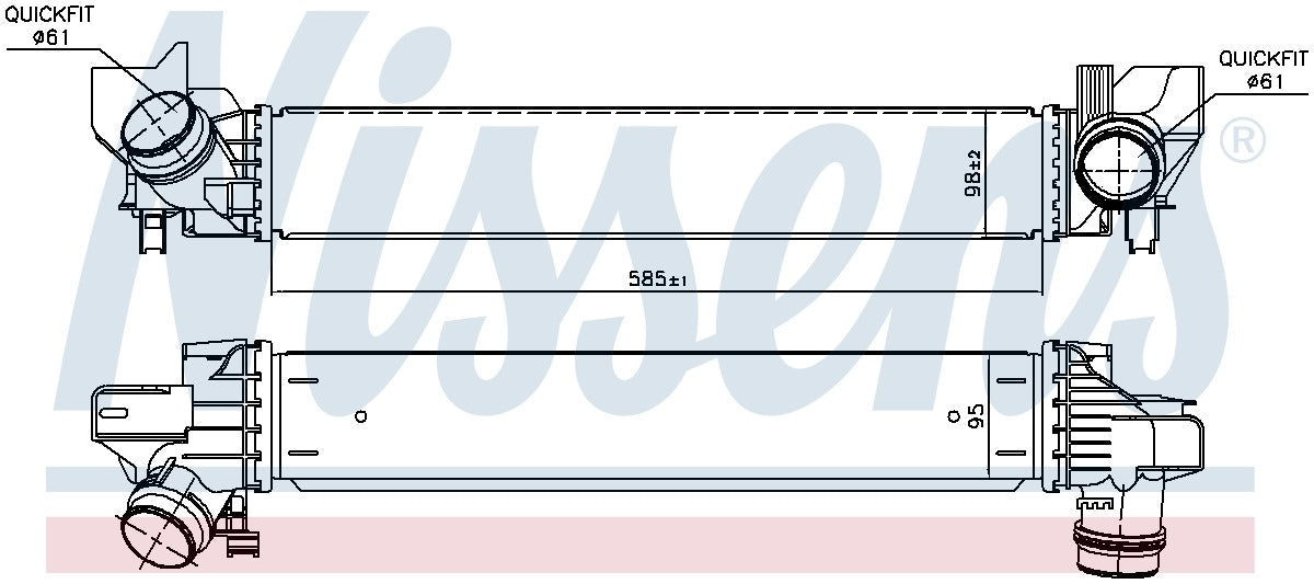 Nissens Intercooler 96378