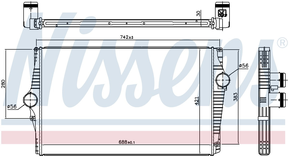 Nissens Intercooler 96601