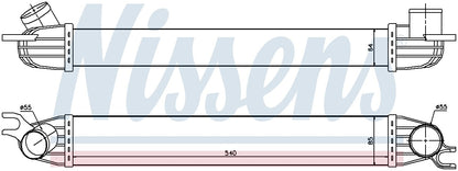 Nissens Intercooler 96608