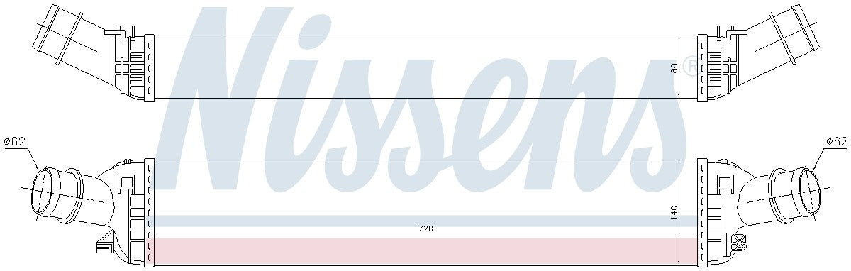 Nissens Turbocharger Intercooler 96618