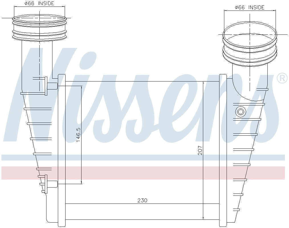 Nissens Intercooler 96680