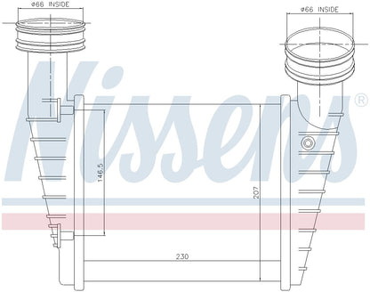 Nissens Intercooler 96680