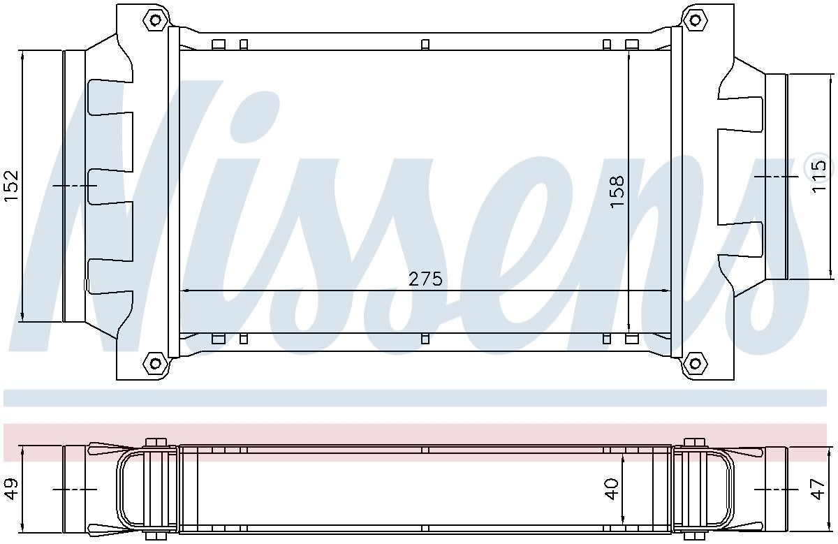 Nissens Intercooler 96777