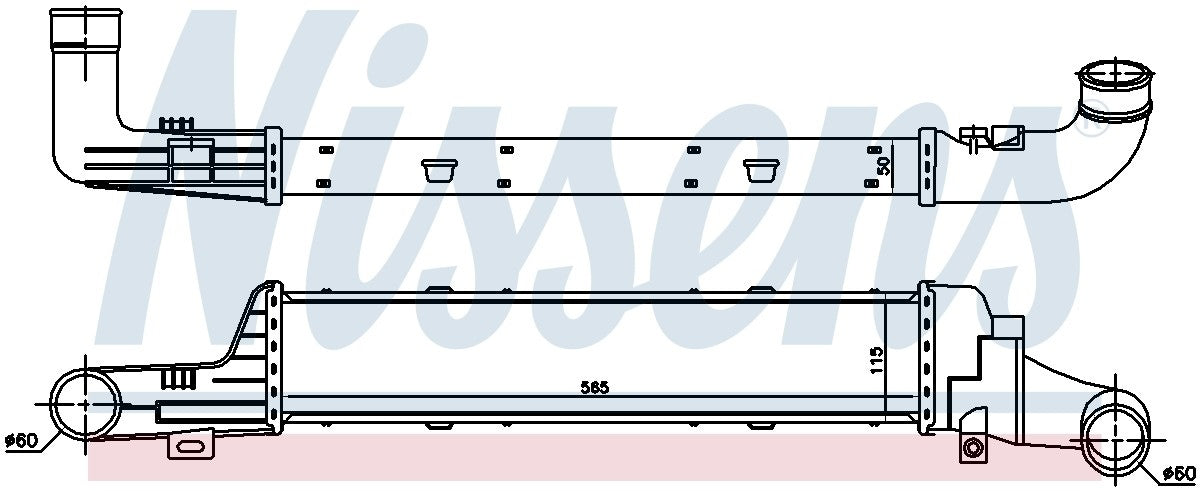 Nissens Intercooler 96861