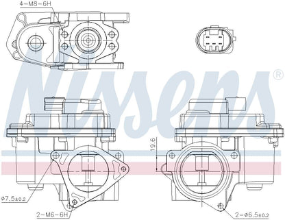 Nissens Exhaust Gas Recirculation (EGR) Valve 98192