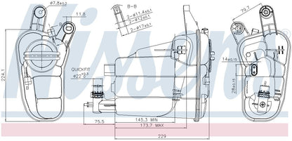 Nissens Engine Coolant Reservoir 996128