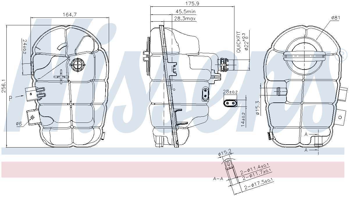 Nissens Engine Coolant Reservoir 996145