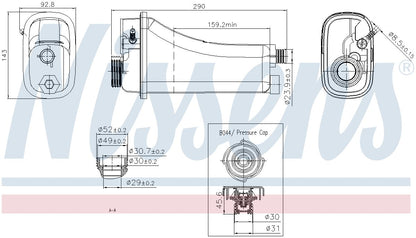 Nissens Engine Coolant Reservoir 996155