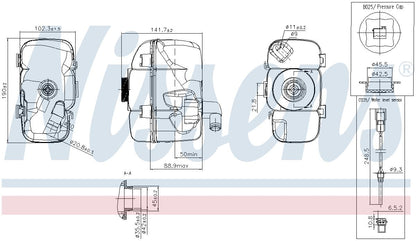 Nissens Engine Coolant Reservoir 996177